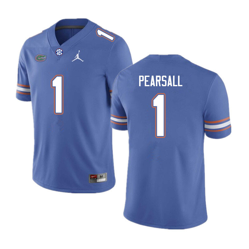 Men #1 Ricky Pearsall Florida Gators College Football Jerseys Sale-Royal - Click Image to Close